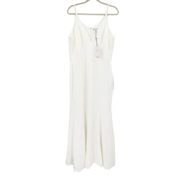 Dress the Population Iris Slit Crepe Sleeveless V-Neck Gown Size XXL NWD - Picture 3 of 7